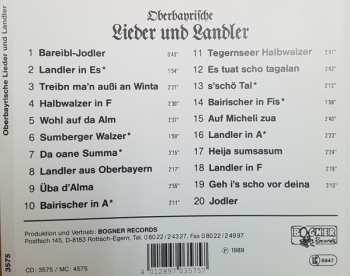 CD Die Fischbachauer Sängerinnen: Oberbayrische Lieder Und Landler 516302