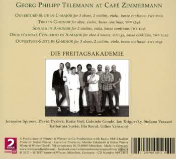 CD Die Freitagsakademie: Georg Philipp Telemann At Café Zimmermann 333973