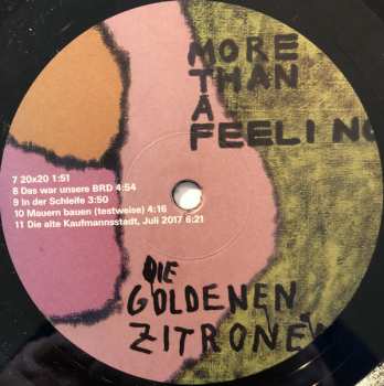 LP Die Goldenen Zitronen: More Than A Feeling 77245