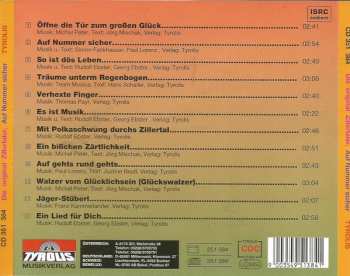 CD Die Original Zillertaler: Auf Nummer Sicher 407466