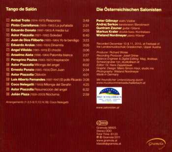 CD Die Österreichischen Salonisten: Tango De Salón 296541