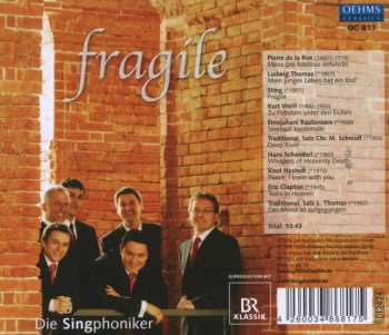 CD Singphoniker: Fragile: A Requiem For Male Voices 396249