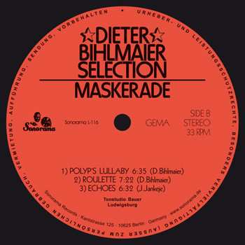 LP Dieter Bihlmaier Selection: Maskerade 492359