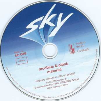 CD Dieter Moebius: Material 118362