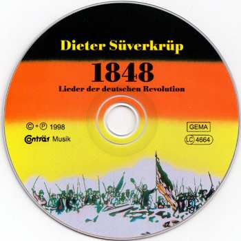 CD Dieter Süverkrüp: 1848 (Lieder Der Deutschen Revolution) 291276