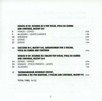 CD Dieterich Buxtehude: Ciaccona: Il Mondo Che Gira 183035