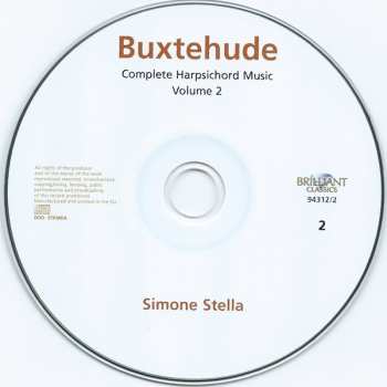 4CD Dieterich Buxtehude: Complete Harpsichord Music 308244