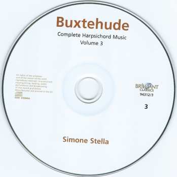 4CD Dieterich Buxtehude: Complete Harpsichord Music 308244