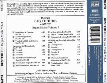CD Dieterich Buxtehude: Dieterich Buxtehude Organ Music Vol.2 307887