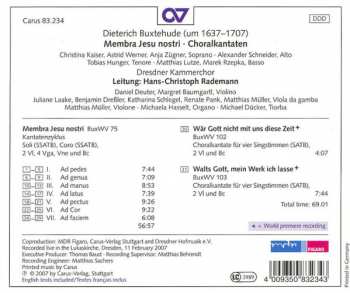 CD Dieterich Buxtehude: Membra Jesu Nostri 440765