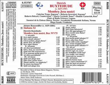 CD Dieterich Buxtehude: Membra Jesu Nostri 253217
