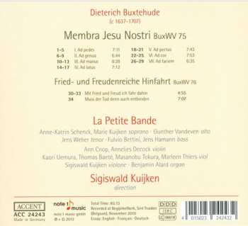 CD Dieterich Buxtehude: Membra Jesu Nostri 322848