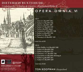 2CD Dieterich Buxtehude: Opera Omnia VI (Harpsichord Works 2) 95744