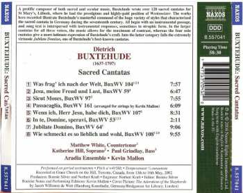 CD Dieterich Buxtehude: Sacred Cantatas / Jubilate Domino / Sicut Moses 346098