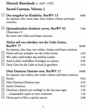 CD Dieterich Buxtehude: Sacred Cantatas vol. 2 119761