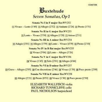 CD Dieterich Buxtehude: Seven Sonatas, Op 1 349551