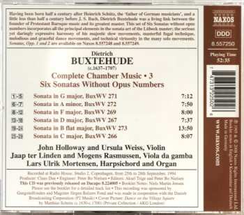 CD Dieterich Buxtehude: Six Sonatas 296519