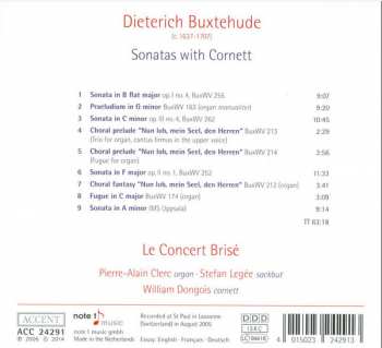 CD Dieterich Buxtehude: Sonatas With Cornett  328966