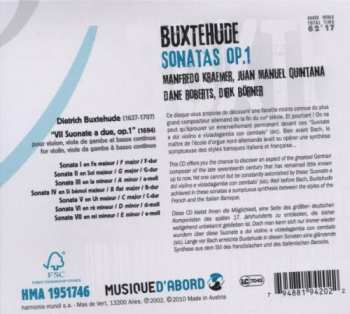 CD Dieterich Buxtehude: Sonatas Op.1 291705