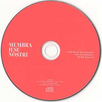 CD Dieterich Buxtehude: Membra Jesu Nostri 426101