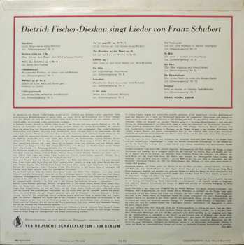 LP Dietrich Fischer-Dieskau: Dietrich Fischer-Dieskau Singt Lieder Von Franz Schubert 425553