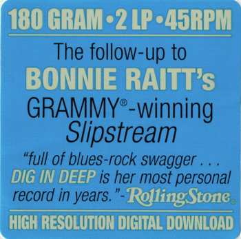 2LP Bonnie Raitt: Dig In Deep 9727