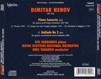 CD Dimitar Nenov: Piano Concerto • Ballade No 2 435435