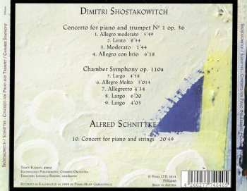 CD Dmitri Shostakovich: Concerto No. 1 For Piano And Orchestra / Chamber Symphony / Concerto For Piano And Strings 455733