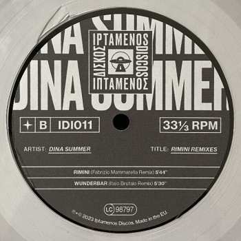 LP Dina Summer: Rimini Remixes LTD | NUM | CLR 436721