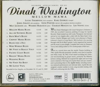 CD Dinah Washington: Mellow Mama 458143