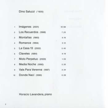 CD Dino Saluzzi: Imágenes (Music For Piano) 192173