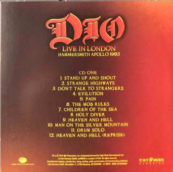 2LP/2CD Dio: Live In London: Hammersmith Apollo 1993 LTD | NUM 174680