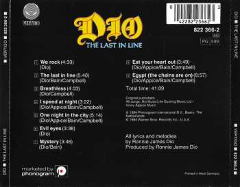 CD Dio: The Last In Line 376217