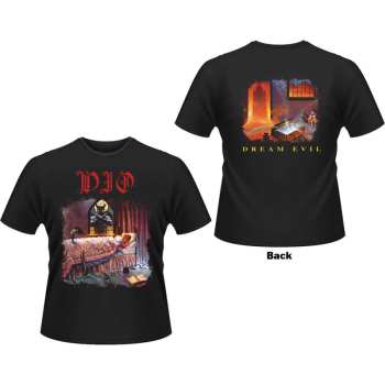 Merch Dio: Dio Unisex T-shirt: Dream Evil (back Print) (medium) M