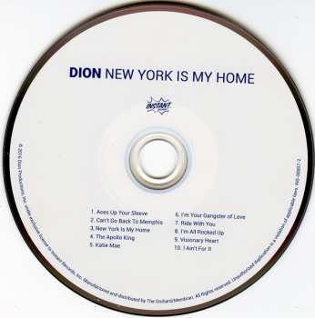 CD Dion: New York Is My Home 323427