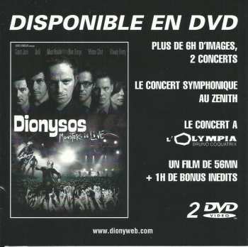 CD Dionysos: Monsters In Live