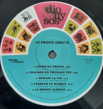 LP Dionysos: Le Prince Croule LTD | NUM 399684