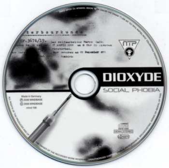 CD Dioxyde: Social Phobia 256846