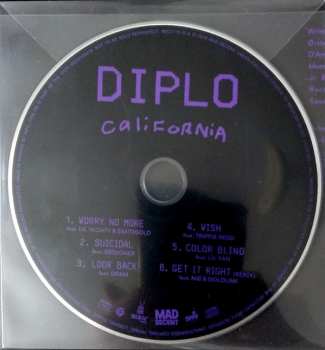 CD/EP Diplo: California CLR 68701