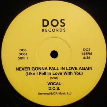 Diplomats Of Soul: Never Gonna Fall In Love Again (Like I Fell In Love With You)