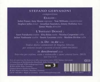 CD Stefano Gervasoni: Dir - In Dir LTD 333244