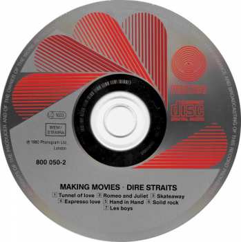 CD Dire Straits: Making Movies 376194