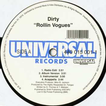 LP Dirty: Rollin Vogues 351863