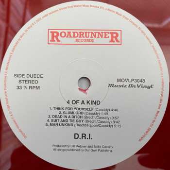LP Dirty Rotten Imbeciles: 4 Of A Kind LTD | NUM | CLR 416335