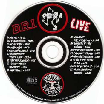 CD Dirty Rotten Imbeciles: Live 244527