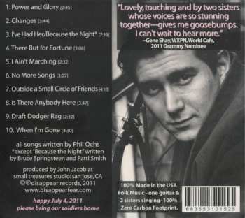 CD Disappear Fear: Get Your Phil. 10 Phil Ochs Songs Performed By Disappear Fear 255105