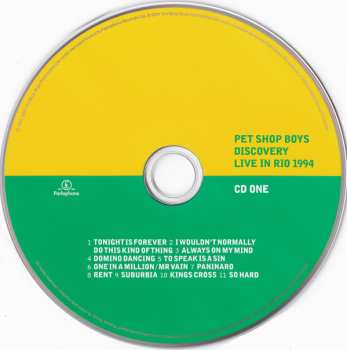 2CD/DVD Pet Shop Boys: Discovery Live In Rio 1994 9857