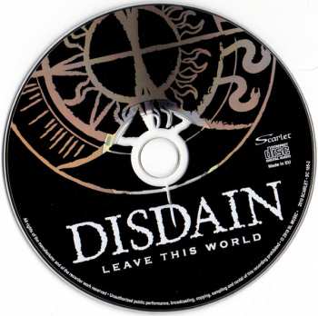 CD Disdain: Leave This World 19939