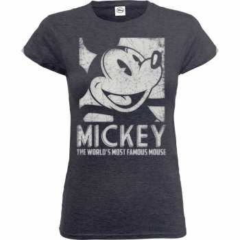 Merch Disney: Dámské Tričko Mickey Mouse Most Famous  M
