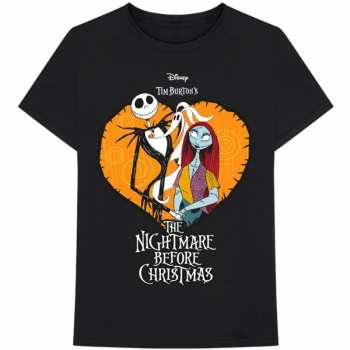 Merch Disney: Disney Unisex T-shirt: The Nightmare Before Christmas Heart  (large) L